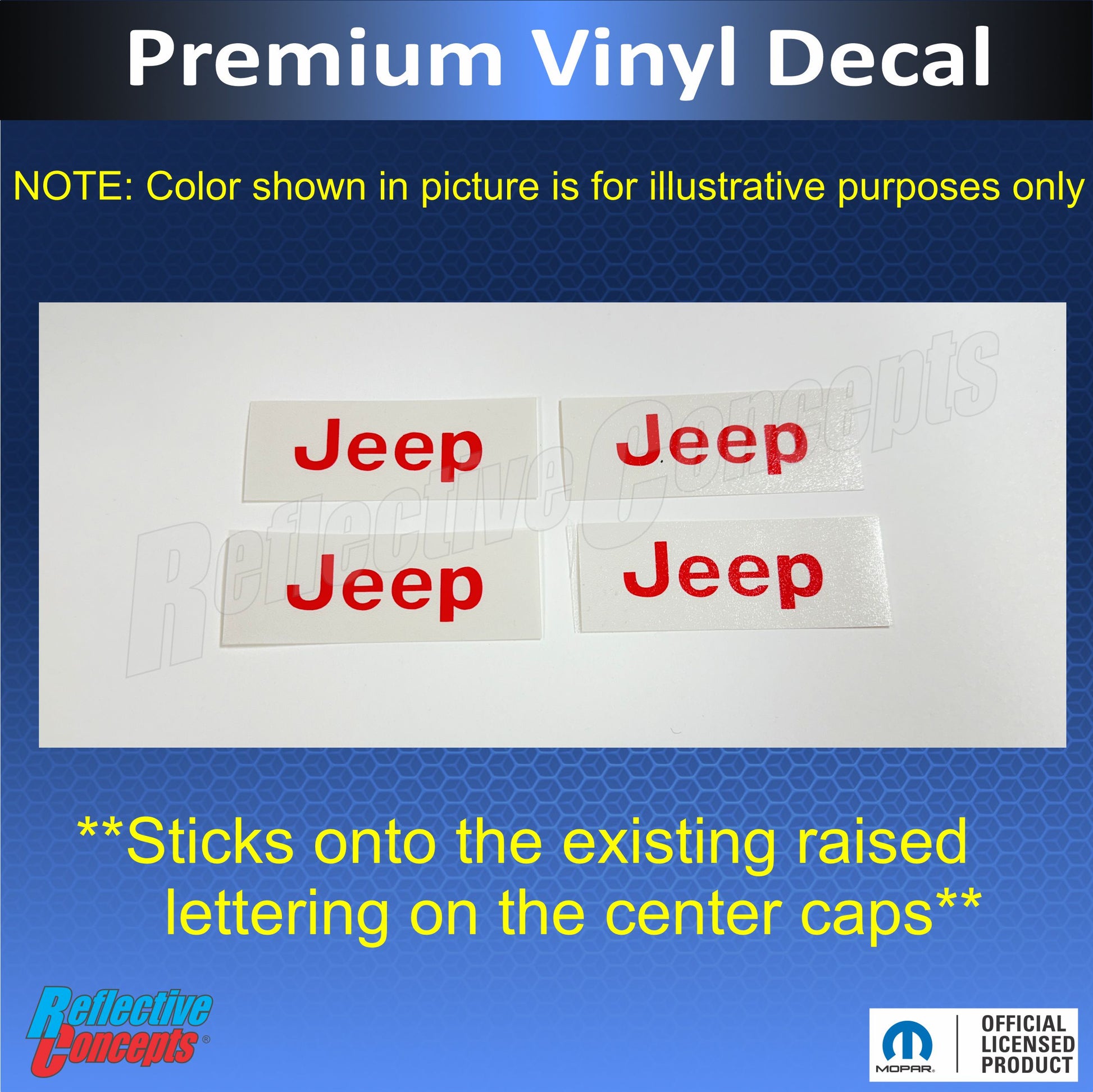 JEEP Center Cap Overlay Decals for Gladiator - Jeep-CC:Gladiator-01-Jeep-CC:Gladiator-02-Jeep-CC:Gladiator-03-Jeep-CC:Gladiator-04-Jeep-CC:Gladiator-05-  DRIVEN - 3