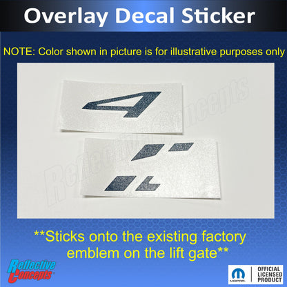 4 Rhombi - Liftgate Emblem Overlay Decal - 2018-2026 Durango AWD - Durango18-4Rhombi-01-Durango18-4Rhombi-02-Durango18-4Rhombi-03-Durango18-4Rhombi-04-Durango18-4Rhombi-05-  DRIVEN - 3