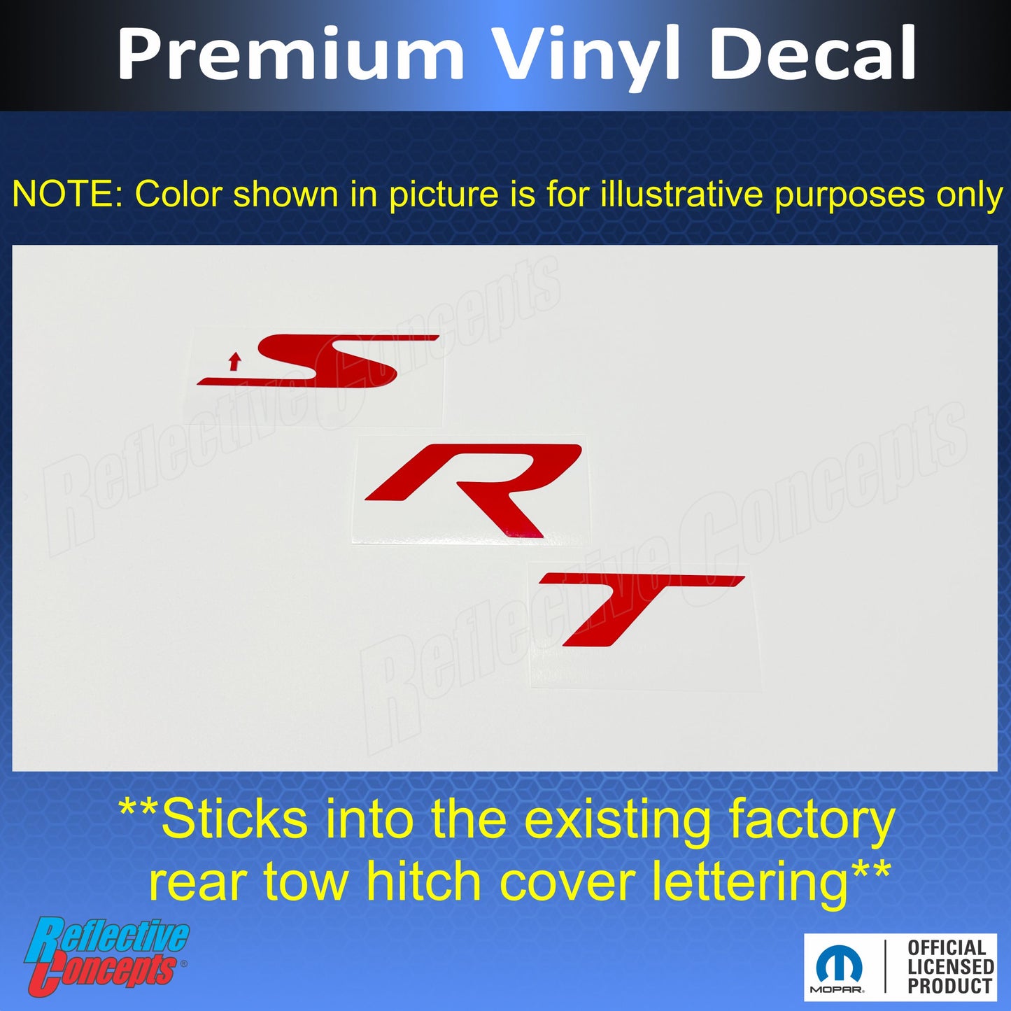 SRT Hitch Cover Inlay Decal  - 2012-2021 Grand Cherokee SRT - JeepGC:SRT-Hitch-01-JeepGC:SRT-Hitch-02-JeepGC:SRT-Hitch-03-JeepGC:SRT-Hitch-04-JeepGC:SRT-Hitch-05-  DRIVEN - 3