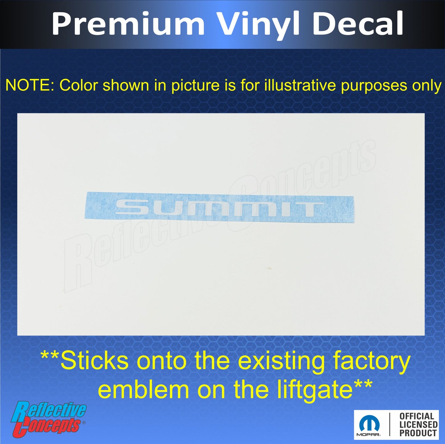 SUMMIT Emblem Overlay Decal - 2021-2025 Grand Cherokee L - Jeep:GCL:Summit-B-01-Jeep:GCL:Summit-B-02-Jeep:GCL:Summit-B-03-Jeep:GCL:Summit-B-04-Jeep:GCL:Summit-B-05-  DRIVEN - 3