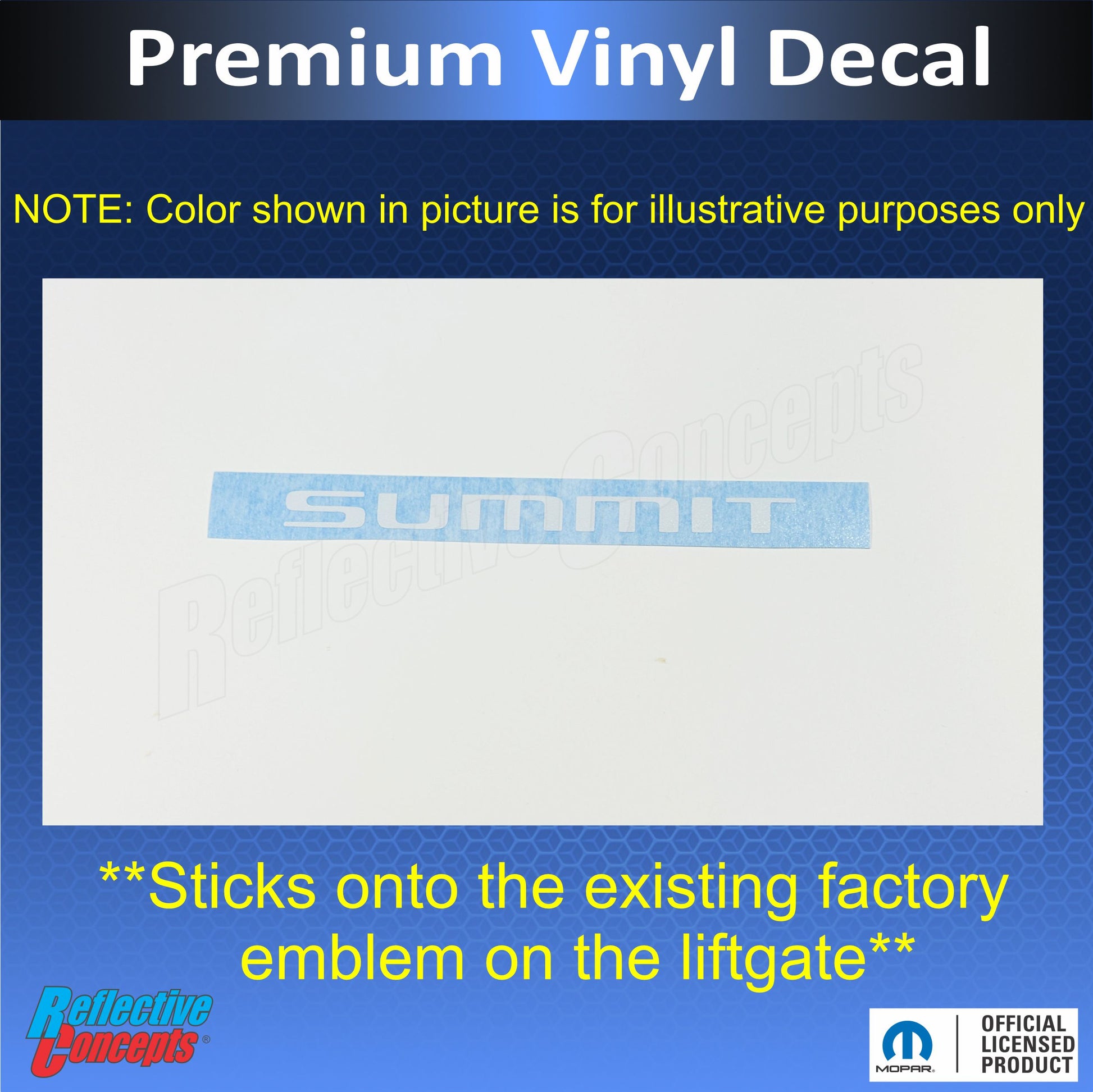 SUMMIT Emblem Overlay Decal - 2021-2025 Grand Cherokee L - Jeep:GCL:Summit-B-01-Jeep:GCL:Summit-B-02-Jeep:GCL:Summit-B-03-Jeep:GCL:Summit-B-04-Jeep:GCL:Summit-B-05-  DRIVEN - 3