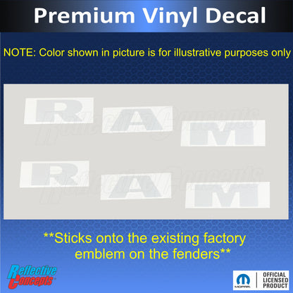 RAM Emblem Overlay Decals   - 2008-2010 Dodge Ram 1500 - Ram0810:RAM-B-01-Ram0810:RAM-B-03-Ram0810:RAM-B-02-Ram0810:RAM-B-04-Ram0810:RAM-B-05-  DRIVEN - 3