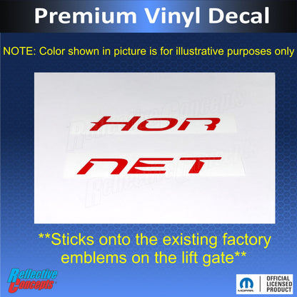 HORNET Emblem Overlay Decal - 2023-2025 Dodge Hornet - sku-44744411316411-sku-44744411349179-sku-44744411381947-sku-44744411414715-sku-44744411447483-  DRIVEN - 3