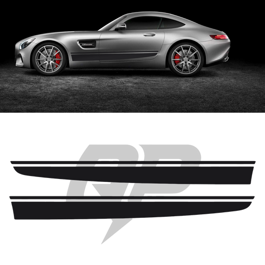 Mercedes Benz AMG GT Racing Side Stripe Decal - sku-51209913401476-sku-51209913434244-sku-51209913467012-sku-51209913499780-sku-51209913532548-  DRIVEN - 1
