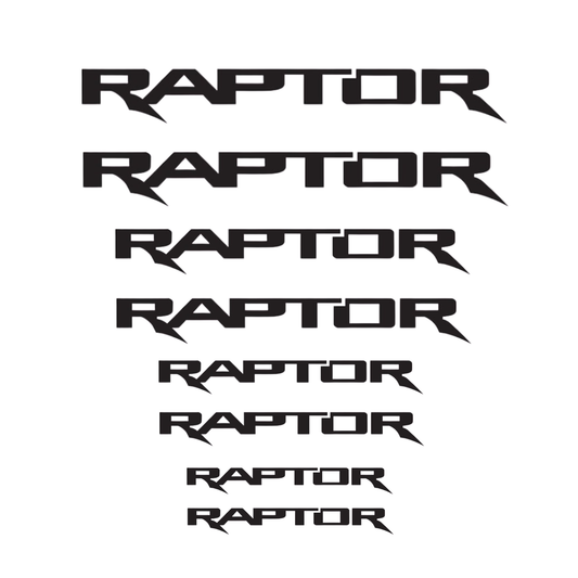 Ford Raptor Brake Caliper Decal Kit | Premium Vinyl Stickers 6PC Set - sku-51388603465860-sku-51388603498628-sku-51388603531396-sku-51388603564164-sku-51388603596932-  DRIVEN - 1