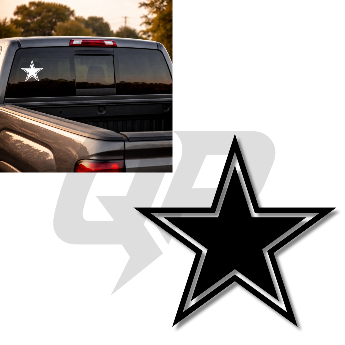 Dallas Cowboys Decal | Premium Vinyl Team Logo Sticker - sku-51418927431812-sku-51418927464580-sku-51418927497348-sku-51418927530116-sku-51418927562884-  DRIVEN - 1