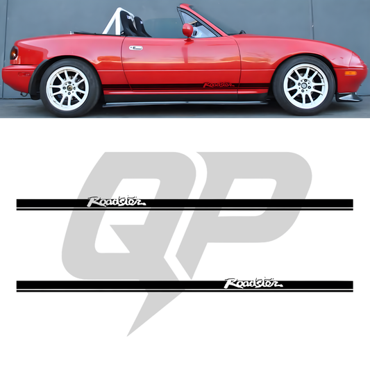 Mazda Miata MX-5 Roadster Double Stripe Decal | NA NB NC Premium Vinyl - sku-51541114519684-sku-51541114552452-sku-51541114585220-sku-51541114617988-sku-51541114650756-  DRIVEN - 1