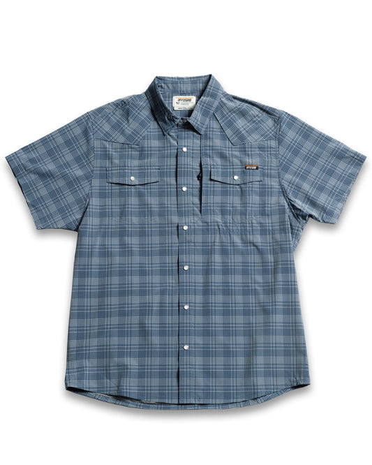 Deke SS Shirt - Dusty Royal - OMWS325002DL01-OMWS325002DL02-OMWS325002DL03-OMWS325002DL04-OMWS325002DL05-  DRIVEN - 1