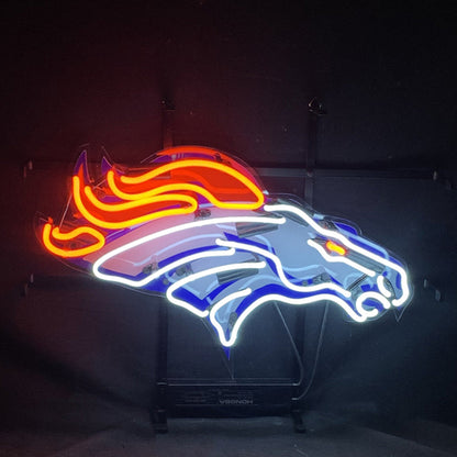 Denver Broncos Horse Neon Signs Light - ME957-  DRIVEN - 2