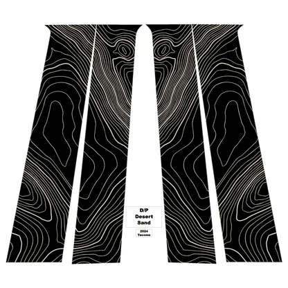 Topographic B Pillar Overlays - 2024+ Tacoma Double Cab / 2025+ 4Runner - 24TACOBPILLAR-ARG-24TACOBPILLAR-CBNG-24TACOBPILLAR-CG-24TACOBPILLAR-DS-24TACOBPILLAR-RR-  DRIVEN - 17