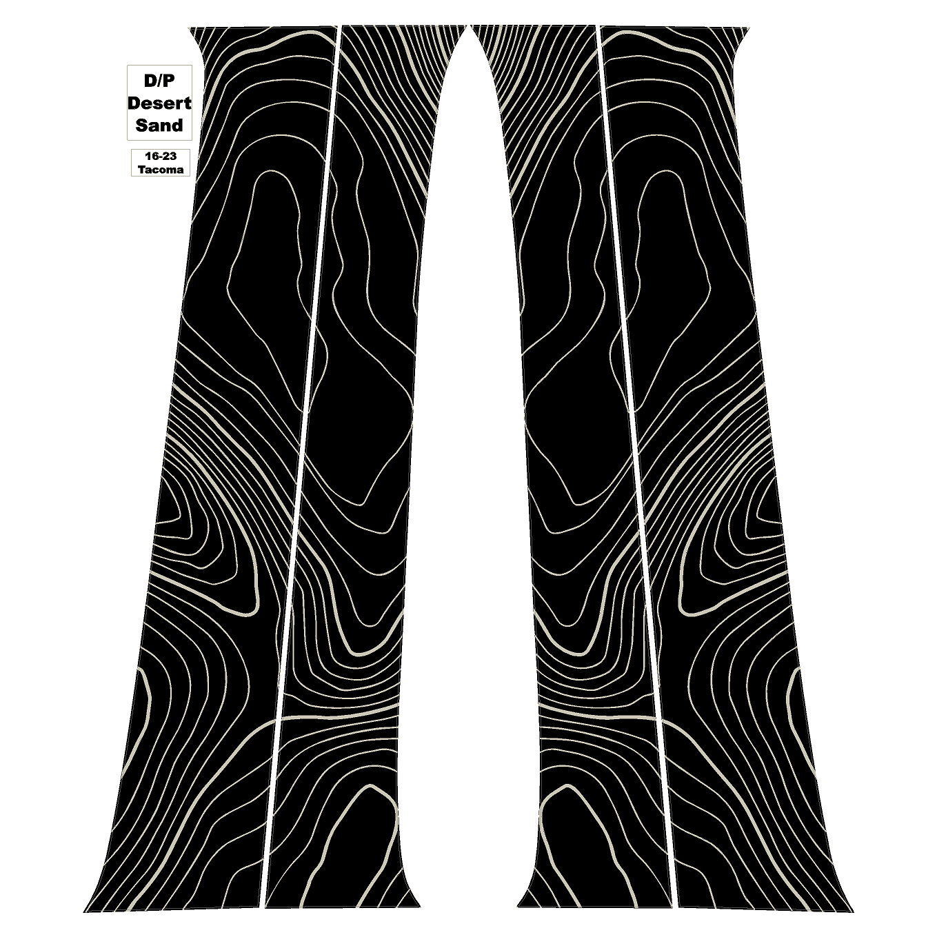 Topo B Pillar Overlays - 2016-2023 Tacoma Double Cab - 16TACOBPILLAR-ARG-16TACOBPILLAR-CBNG-16TACOBPILLAR-CG-16TACOBPILLAR-DS-16TACOBPILLAR-RR-  DRIVEN - 15