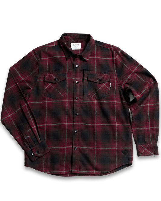 Destroyer Flannel - Black - OMWL321014BL01-OMWL321014BL02-OMWL321014BL03-OMWL321014BL04-OMWL321014BL05-  DRIVEN - 1