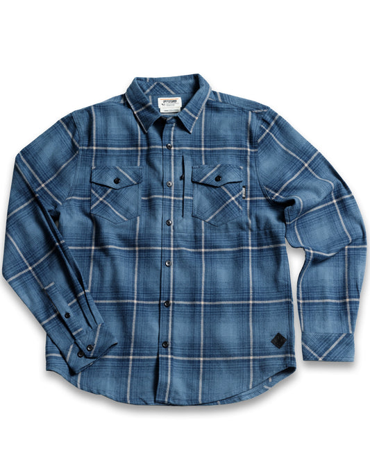 Destroyer Flannel - Pale Blue - OMWL321014PB01-OMWL321014PB02-OMWL321014PB03-OMWL321014PB04-OMWL321014PB05-  DRIVEN - 1