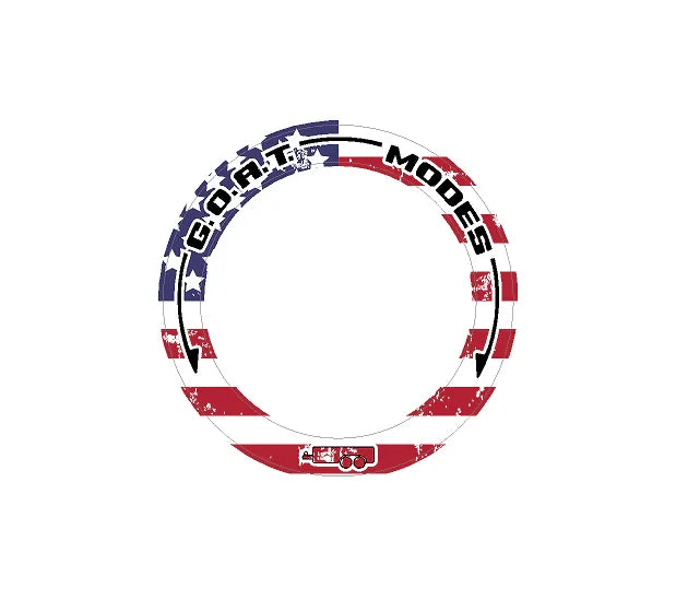 Drive Mode to GOAT Mode Dial Ring Overlay - 2024+ Ranger - 24RANGERGOAT-375C-24RANGERGOAT-BBO-24RANGERGOAT-A51-24RANGERGOAT-CG-24RANGERGOAT-CBNG-  DRIVEN - 6