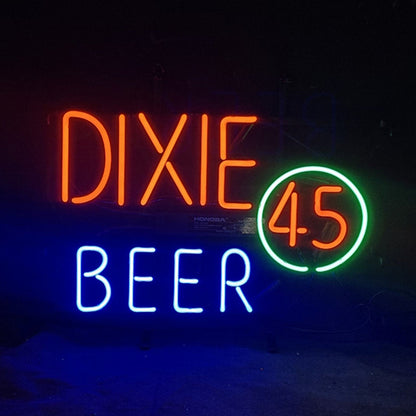 Dixie Beer 45 Neon Signs Light - ME877-  DRIVEN - 2
