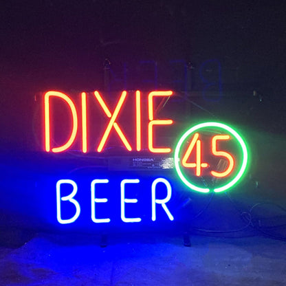 Dixie Beer 45 Neon Signs Light - ME877-  DRIVEN - 1