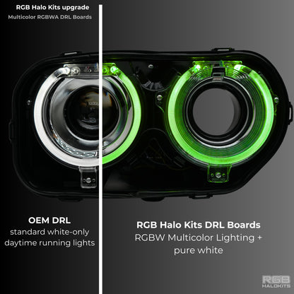 Dodge Challenger RGBW DRL Boards (2015-2024) - E7 | A12 | P2   - BX1-E7 | C15 | A12 | P2   - BX3-E7 | E1 | A12 | P2   - BX3-E7 | E1 | C15 | A12 | P2   - BX4-  DRIVEN - 3