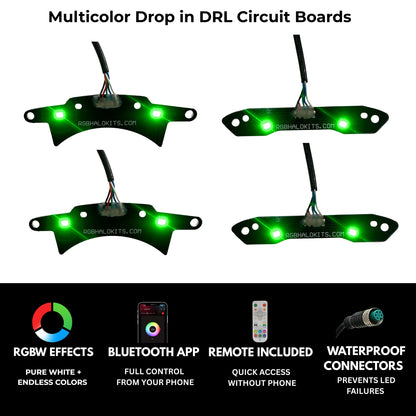 Dodge Challenger RGBW DRL Boards (2015-2024) - E7 | A12 | P2   - BX1-E7 | C15 | A12 | P2   - BX3-E7 | E1 | A12 | P2   - BX3-E7 | E1 | C15 | A12 | P2   - BX4-  DRIVEN - 2
