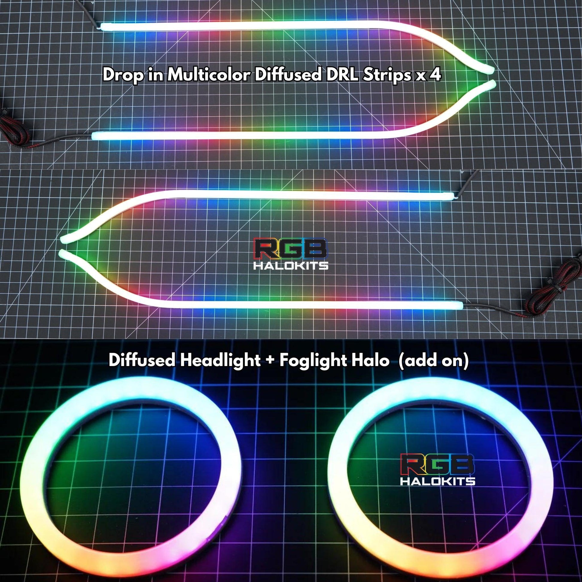 Dodge Charger Flow Series DRL Boards 2.0 | Diffused LED (2015-2023) - E17 | A21 |P2   - BX12-E17 | B10 | B31 | A23 | A21 | P2   - BX12-E17 | B1 | B34 | A21 | P2   - BX12-E17 | B10 | B1 | B31 | B34 | A23 | A21 | P2   - BX12-  DRIVEN - 2