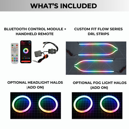 Dodge Charger Flow Series DRL Boards 2.0 | Diffused LED (2015-2023) - E17 | A21 |P2   - BX12-E17 | B10 | B31 | A23 | A21 | P2   - BX12-E17 | B1 | B34 | A21 | P2   - BX12-E17 | B10 | B1 | B31 | B34 | A23 | A21 | P2   - BX12-  DRIVEN - 9