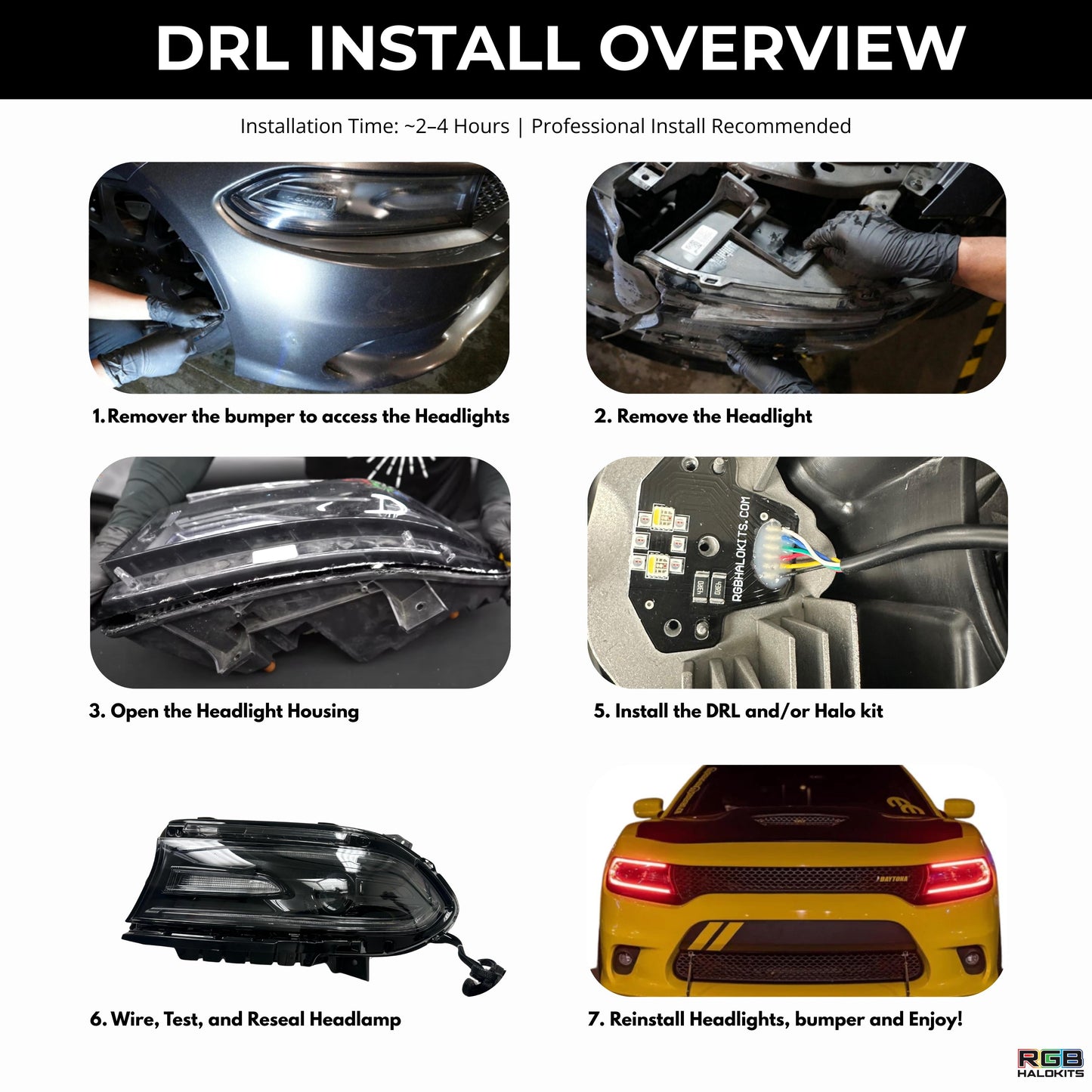 Dodge Charger RGBWA DRL Boards (2015-2023) - E12 | A12 | P2   - BX3-E12 | C15 | A12 | P2   - BX4-E12 | E11 | A12 | P2   - BX4-E12 | D16 | A12 | P2   - BX4-E12 | C18 | A12 | P2   - BX4-  DRIVEN - 12
