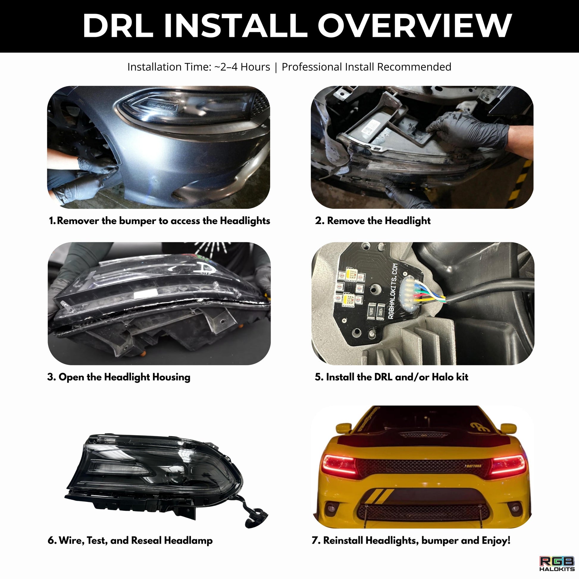 Dodge Charger RGBWA DRL Boards (2015-2023) - E12 | A12 | P2   - BX3-E12 | C15 | A12 | P2   - BX4-E12 | E11 | A12 | P2   - BX4-E12 | D16 | A12 | P2   - BX4-E12 | C18 | A12 | P2   - BX4-  DRIVEN - 12