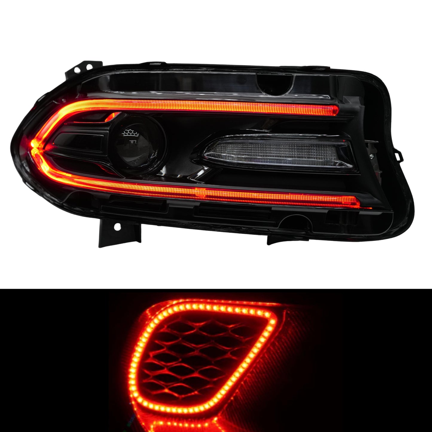 Dodge Charger RGBWA DRL Boards (2015-2023) - E12 | A12 | P2   - BX3-E12 | C15 | A12 | P2   - BX4-E12 | E11 | A12 | P2   - BX4-E12 | D16 | A12 | P2   - BX4-E12 | C18 | A12 | P2   - BX4-  DRIVEN - 14