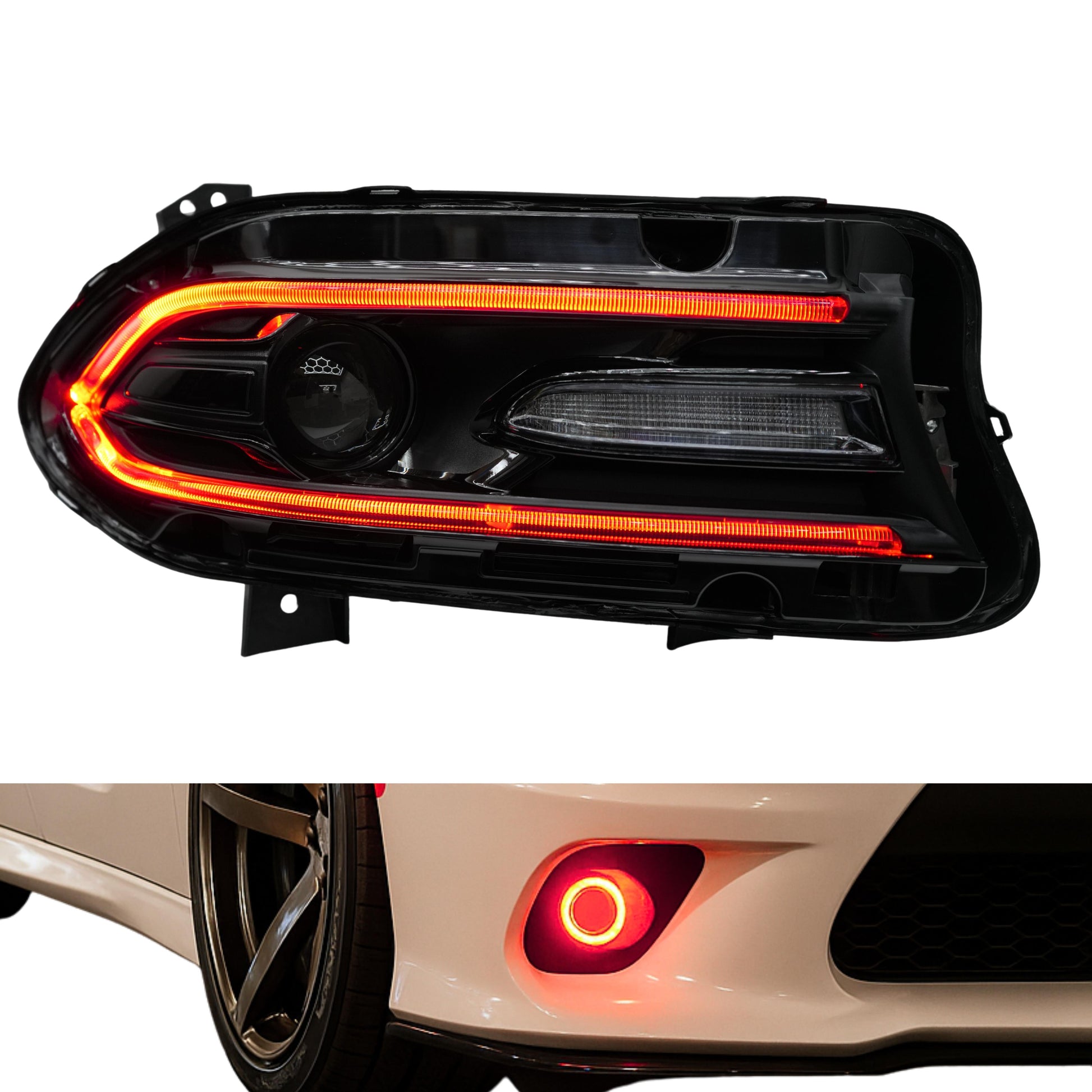 Dodge Charger RGBWA DRL Boards (2015-2023) - E12 | A12 | P2   - BX3-E12 | C15 | A12 | P2   - BX4-E12 | E11 | A12 | P2   - BX4-E12 | D16 | A12 | P2   - BX4-E12 | C18 | A12 | P2   - BX4-  DRIVEN - 17