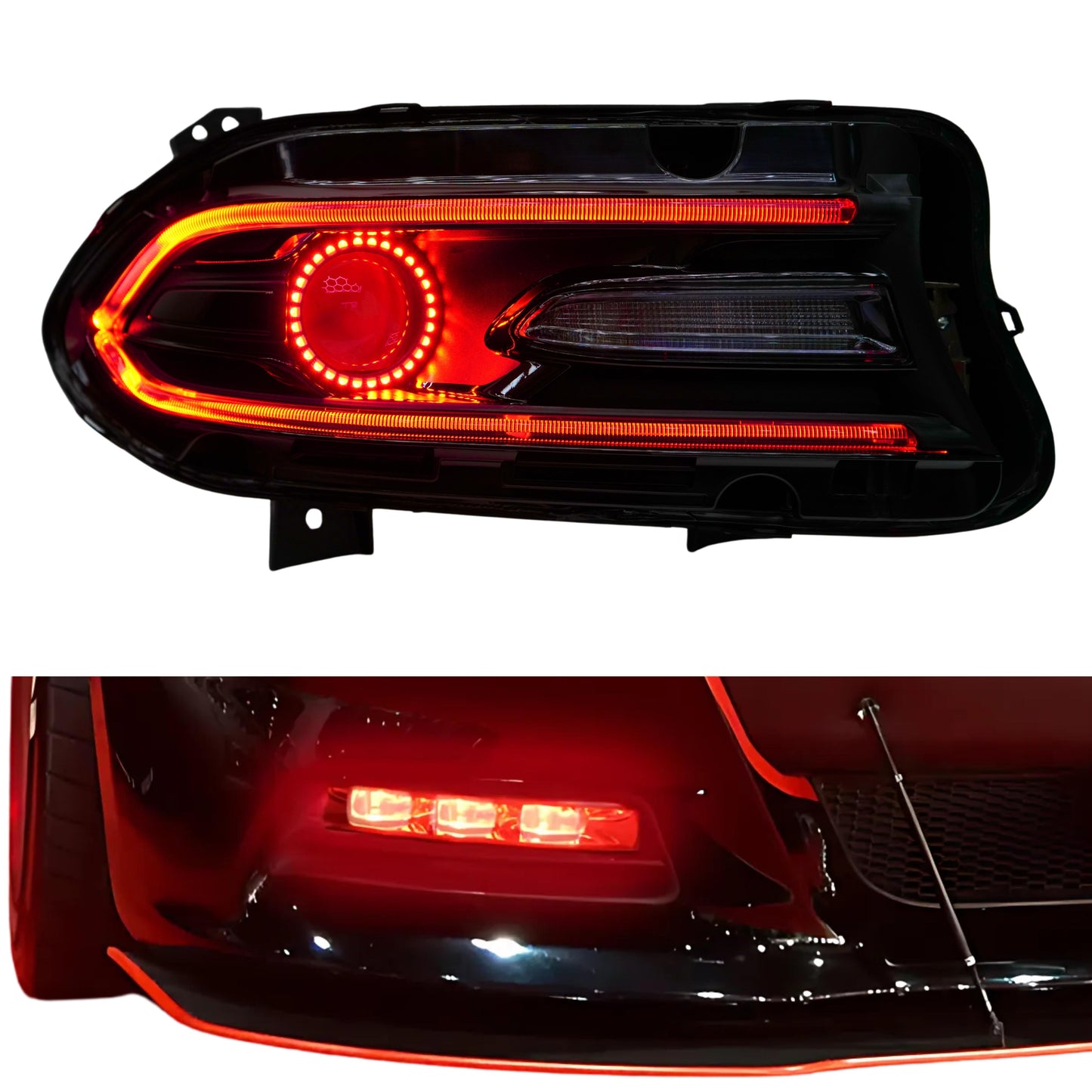 Dodge Charger RGBWA DRL Boards (2015-2023) - E12 | A12 | P2   - BX3-E12 | C15 | A12 | P2   - BX4-E12 | E11 | A12 | P2   - BX4-E12 | D16 | A12 | P2   - BX4-E12 | C18 | A12 | P2   - BX4-  DRIVEN - 18