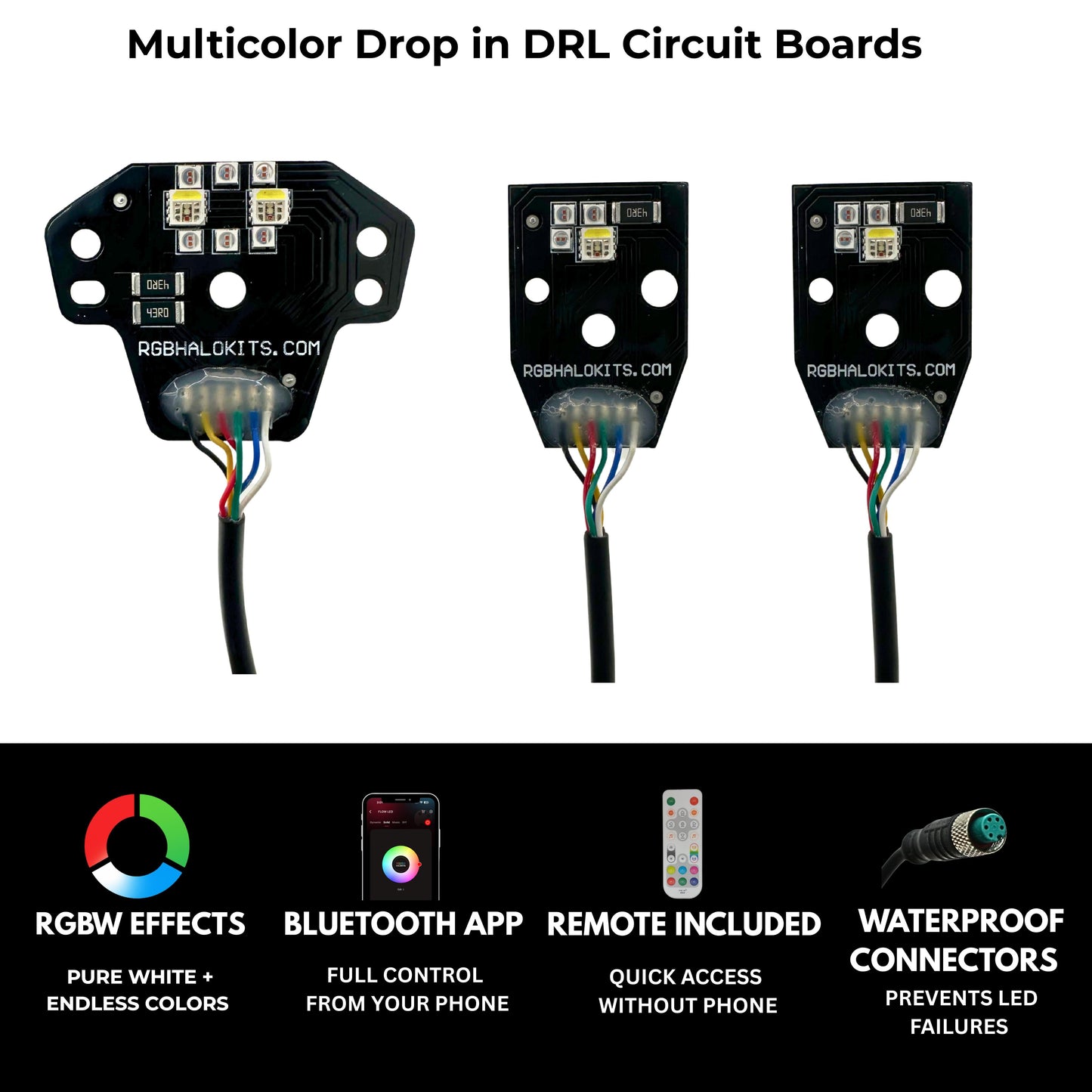 Dodge Charger RGBWA DRL Boards (2015-2023) - E12 | A12 | P2   - BX3-E12 | C15 | A12 | P2   - BX4-E12 | E11 | A12 | P2   - BX4-E12 | D16 | A12 | P2   - BX4-E12 | C18 | A12 | P2   - BX4-  DRIVEN - 2