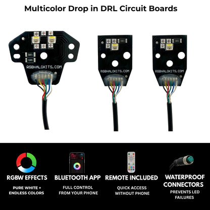 Dodge Charger RGBWA DRL Boards (2015-2023) - E12 | A12 | P2   - BX3-E12 | C15 | A12 | P2   - BX4-E12 | E11 | A12 | P2   - BX4-E12 | D16 | A12 | P2   - BX4-E12 | C18 | A12 | P2   - BX4-  DRIVEN - 2