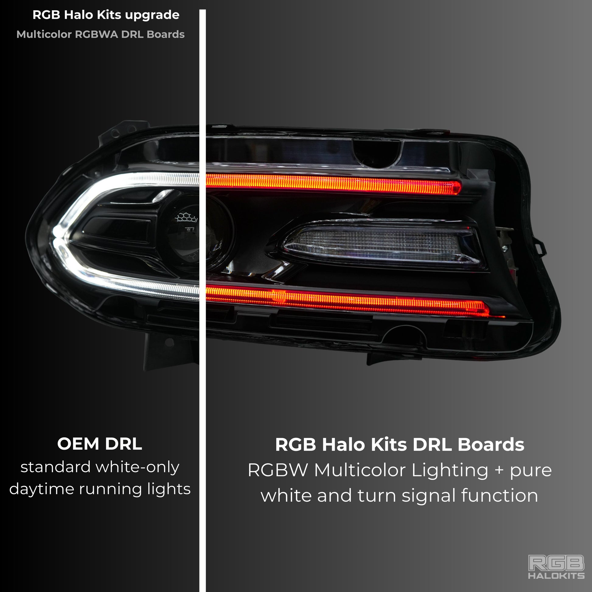 Dodge Charger RGBWA DRL Boards (2015-2023) - E12 | A12 | P2   - BX3-E12 | C15 | A12 | P2   - BX4-E12 | E11 | A12 | P2   - BX4-E12 | D16 | A12 | P2   - BX4-E12 | C18 | A12 | P2   - BX4-  DRIVEN - 3
