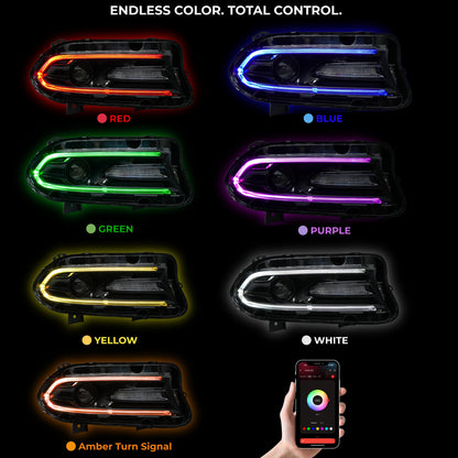 Dodge Charger RGBWA DRL Boards (2015-2023) - E12 | A12 | P2   - BX3-E12 | C15 | A12 | P2   - BX4-E12 | E11 | A12 | P2   - BX4-E12 | D16 | A12 | P2   - BX4-E12 | C18 | A12 | P2   - BX4-  DRIVEN - 4