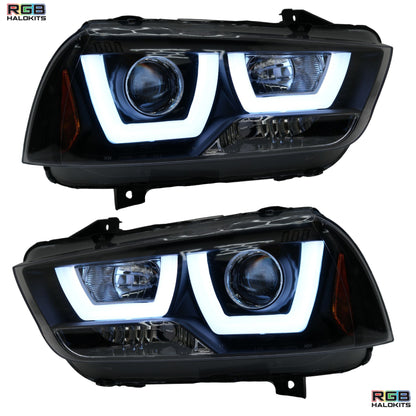 Dodge Charger Flow Series DRL Boards (for 2011-2014 Spec-D Headlights) - F19 | A20 | P2 -BX1-  DRIVEN - 11
