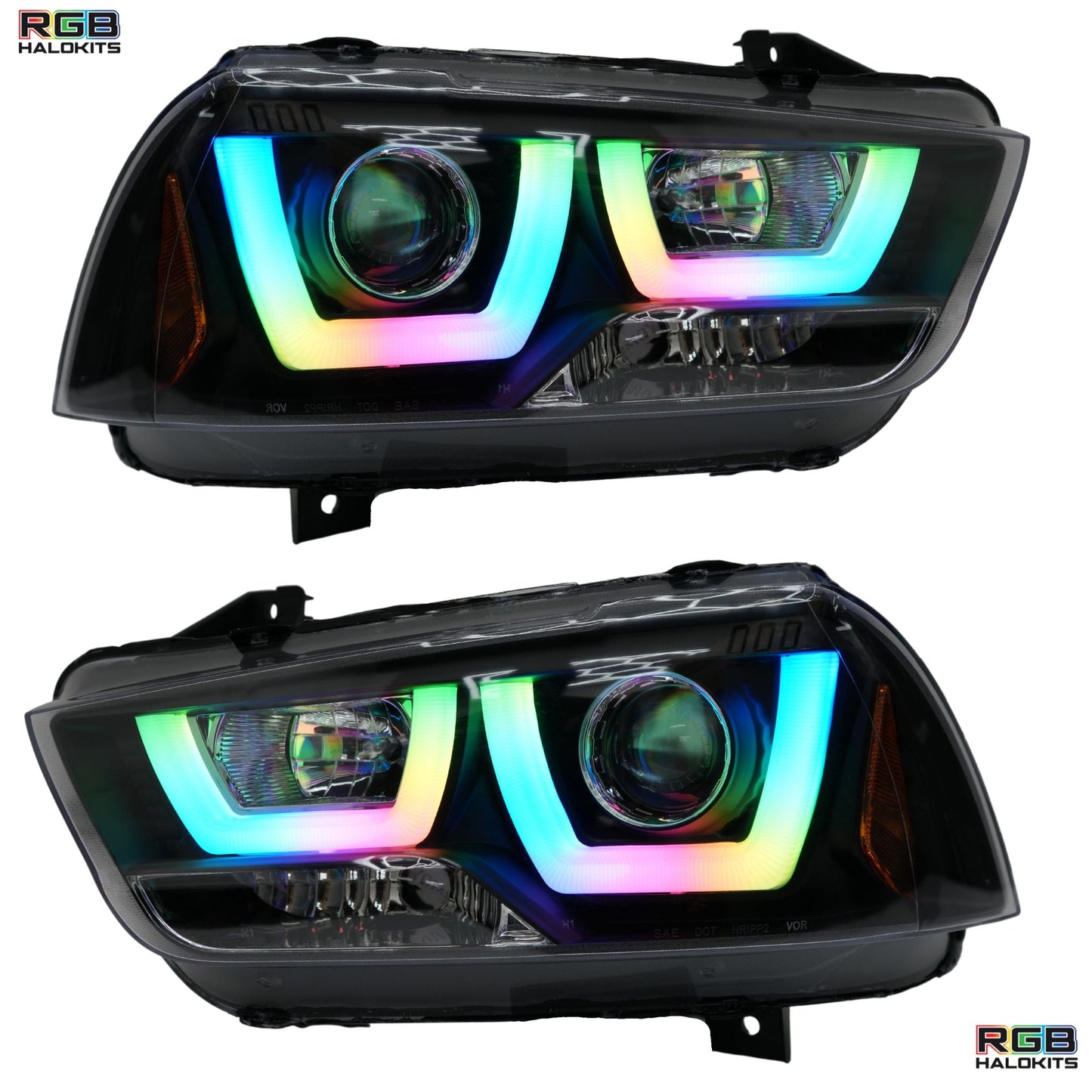 Dodge Charger Flow Series DRL Boards (for 2011-2014 Spec-D Headlights) - F19 | A20 | P2 -BX1-  DRIVEN - 18