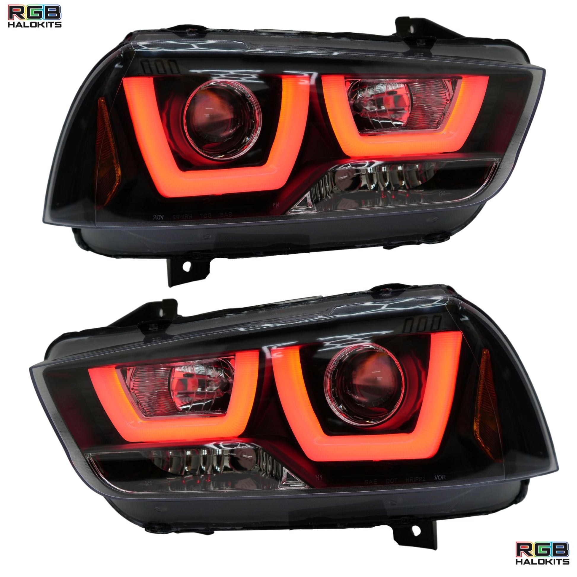 Dodge Charger Flow Series DRL Boards (for 2011-2014 Spec-D Headlights) - F19 | A20 | P2 -BX1-  DRIVEN - 6