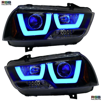 Dodge Charger Flow Series DRL Boards (for 2011-2014 Spec-D Headlights) - F19 | A20 | P2 -BX1-  DRIVEN - 7