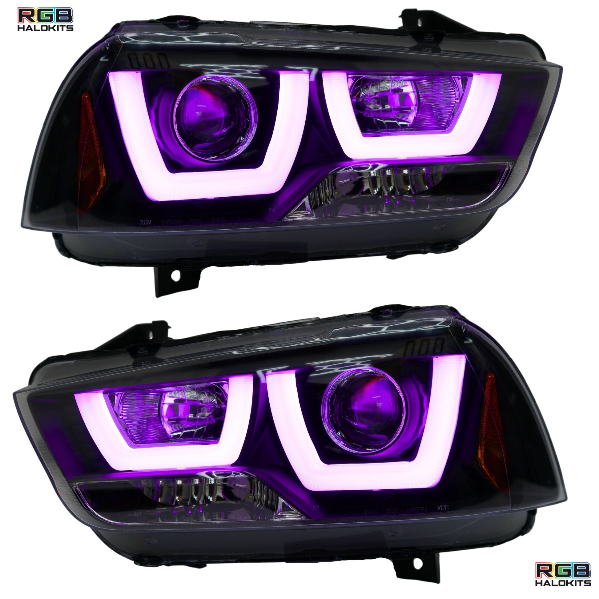 Dodge Charger Flow Series DRL Boards (for 2011-2014 Spec-D Headlights) - F19 | A20 | P2 -BX1-  DRIVEN - 9