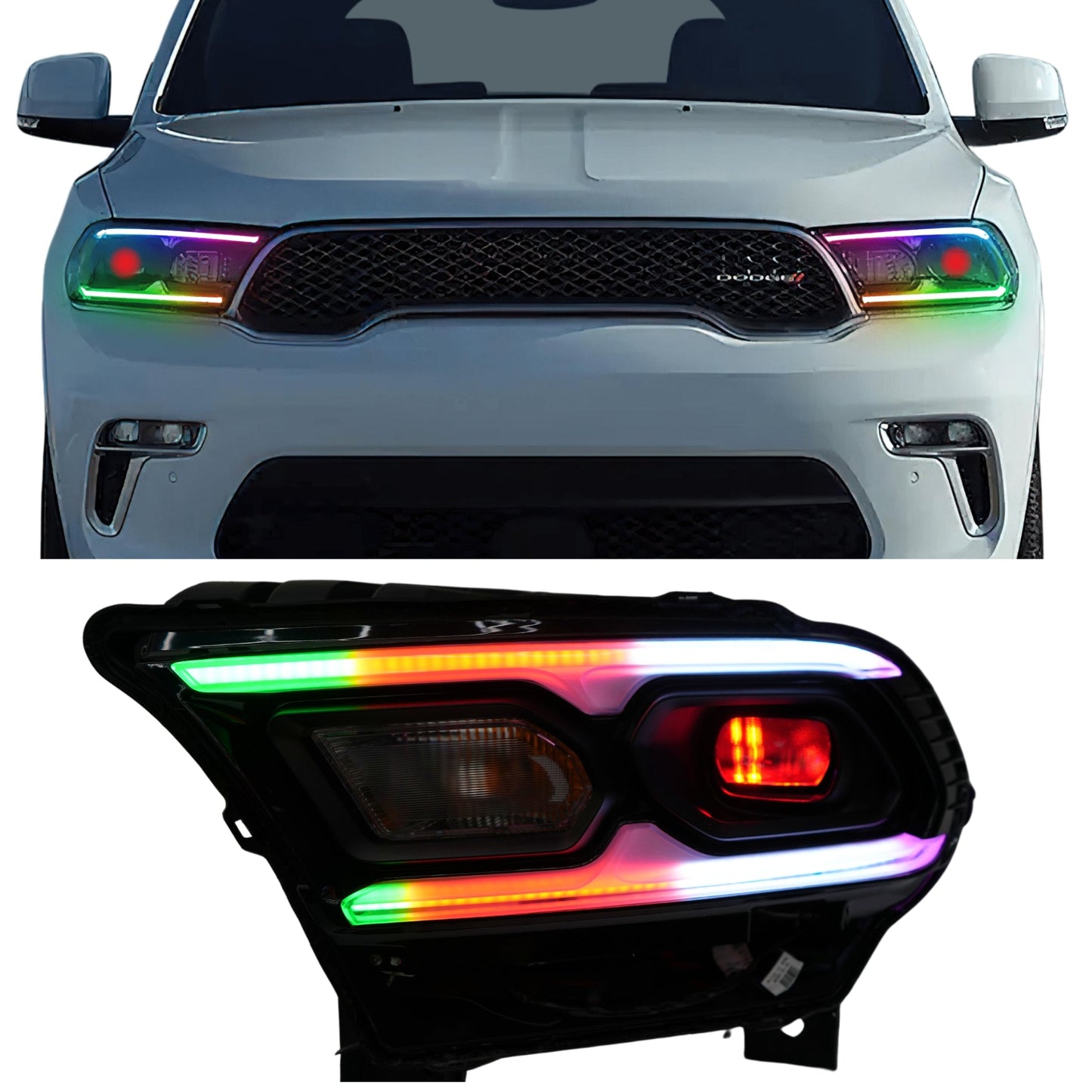 Dodge Durango Multicolor Flow DRL Kit (2021-2026) - G5x2 | A21 | P2   - BX1-G5x2 | E1 | A21 | A11 | P2   - BX4-  DRIVEN - 17