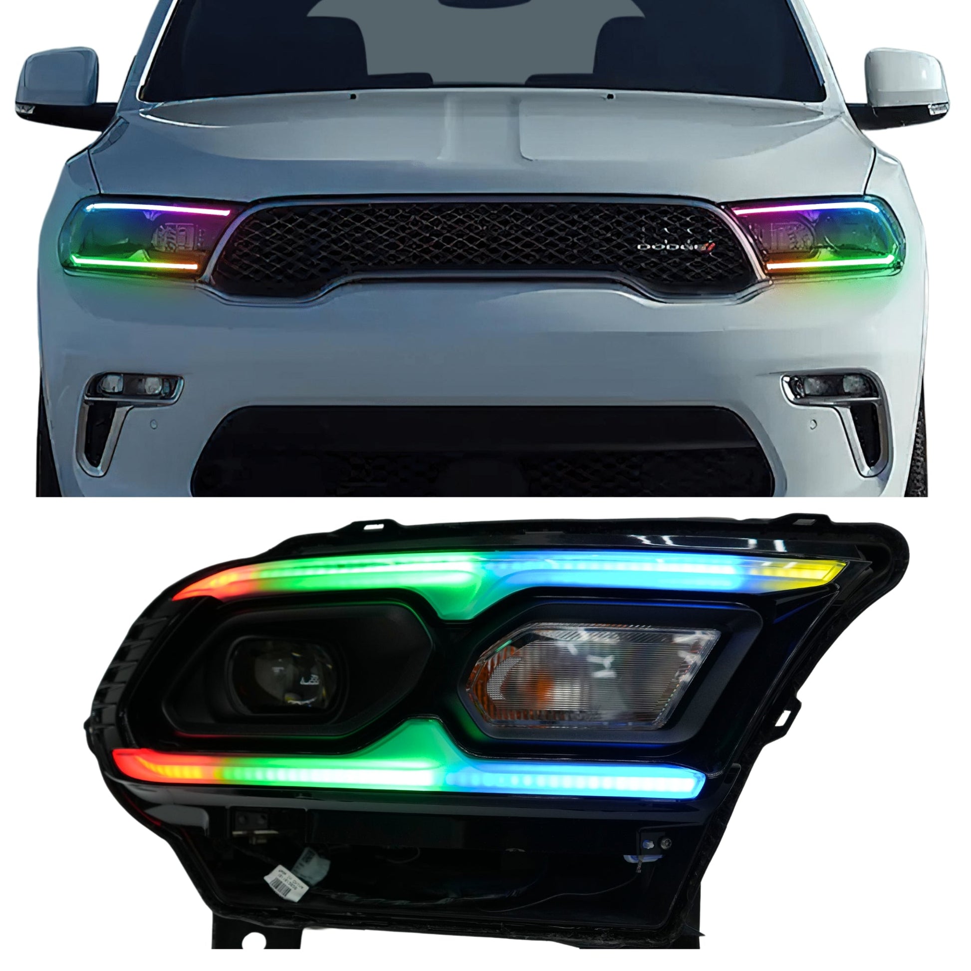 Dodge Durango Multicolor Flow DRL Kit (2021-2026) - G5x2 | A21 | P2   - BX1-G5x2 | E1 | A21 | A11 | P2   - BX4-  DRIVEN - 18