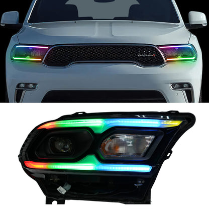 Dodge Durango Multicolor Flow DRL Kit (2021-2026) - G5x2 | A21 | P2   - BX1-G5x2 | E1 | A21 | A11 | P2   - BX4-  DRIVEN - 1