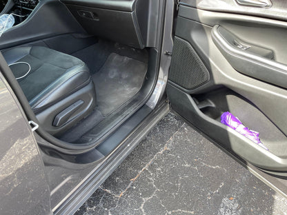 Door Sill Protectors - 2020+ JEEP Grand Cherokee L - 20JeepGCLDS-RD-20JeepGCLDS-BL-20JeepGCLDS-WH-20JeepGCLDS-OR-20JeepGCLDS-YL-  DRIVEN - 2