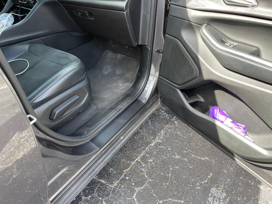 Door Sill Protectors - 2020+ JEEP Grand Cherokee L - 20JeepGCLDS-RD-20JeepGCLDS-BL-20JeepGCLDS-WH-20JeepGCLDS-OR-20JeepGCLDS-YL-  DRIVEN - 2