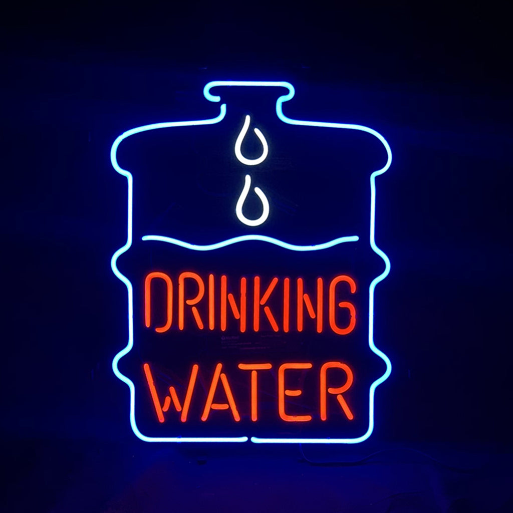 Drinking Water Neon Signs Light - ME455-  DRIVEN - 2