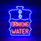 Drinking Water Neon Signs Light