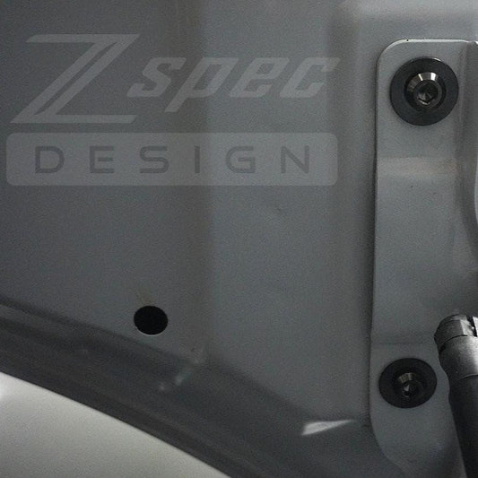 ZSPEC Hood Hinges Fasteners Kit for '18+ Stinger GT, Titanium - ZSD-760792-ZSD-760808-ZSD-760815-ZSD-760822-ZSD-760839-  DRIVEN - 1
