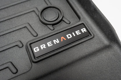 Grenadier Floor Mat Logo Insert (Etched Acrylic) - Universal - sku-51729148772671-UNIVERSALWT-GRENADIER-SI-UNIVERSALWT-GRENADIER-BK-UNIVERSALWT-GRENADIER-RD-  DRIVEN - 1