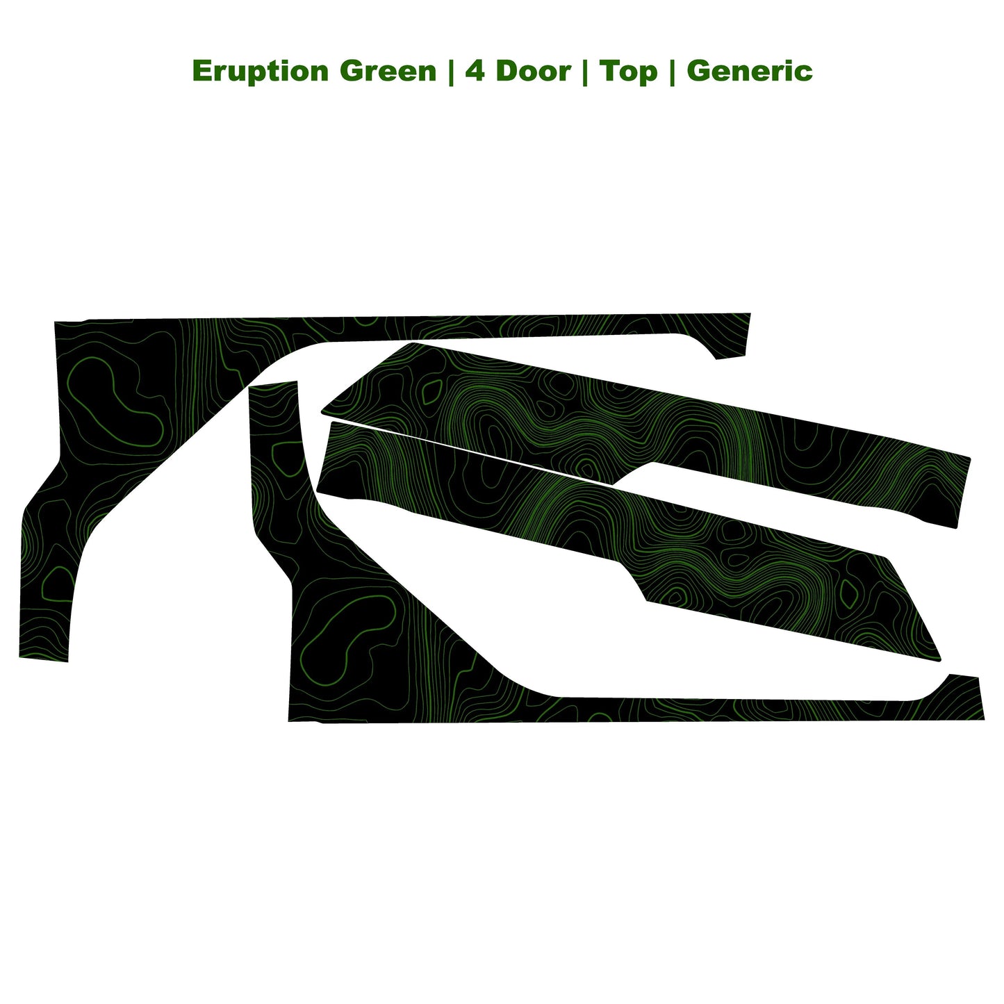 Topographic Upper Door Overlay Kit (Printed Series) - 2021+ Bronco 4 Door - 21BRNINTDRFU-TPAMBL-21BRNINTDRFU-TPA51L-21BRNINTDRFU-TPAZL-21BRNINTDRFU-TPCGL-21BRNINTDRFU-TPCBNL-  DRIVEN - 15