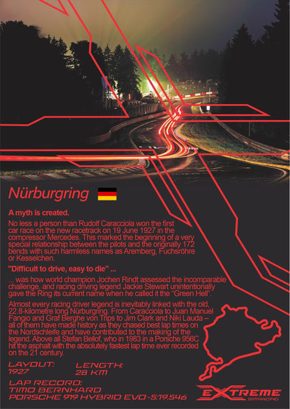 ESR DECORATIVE TRACK - NURBURGRING / GERMANY - 1147-  DRIVEN - 5