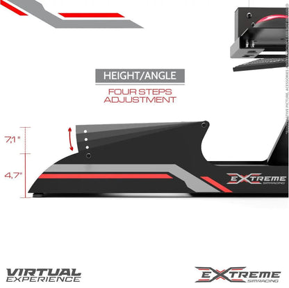 EXTREME SIM RACING CHASSIS 3.0 - FULL OF ACCESSORIES - 2517-  DRIVEN - 9